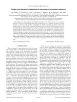 Multiple order parameter configurations in superconductor/ferromagnet multilayers