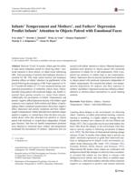 Infants’ temperament and mothers’, and fathers’ depression predict infants’ attention to objects paired with emotional faces