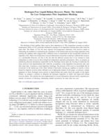 Hydrogen-Free Liquid-Helium Recovery Plants: The Solution for Low-Temperature Flow Impedance Blocking.