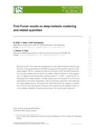 First Forcer results on deep-inelastic scattering and related quantities