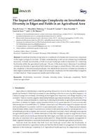 The Impact of Landscape Complexity on Invertebrate Diversity in Edges and Fields in an Agricultural Area