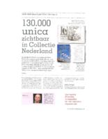 130.000 unica zichtbaar in Collectie Nederland