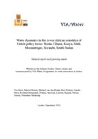 Water dynamics in the seven African countries of Dutch policy focus: Benin, Ghana, Kenya, Mali, Mozambique, Rwanda, South Sudan: general report and pressing needs