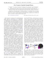 Fiber Transport of Spatially Entangled Photons