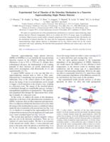 Experimental test of theories of the detection mechanism in a nanowire superconducting single photon detector