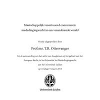 Maatschappelijk verantwoord concurreren: mededingingsrecht in een veranderde wereld