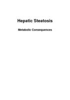 Hepatic steatosis : metabolic consequences