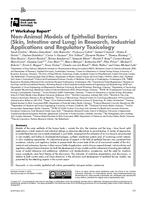 Non-animal models of epithelial barriers (skin, intestine and lung) in research, industrial applications and regulatory toxicology.