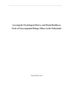 Assessing the psychological distress and mental healthcare needs of unaccompanied refugee minors in the Netherlands