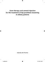 Gene therapy and cement injection for the treatment of hip prosthesis loosening in elderly patients