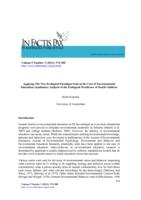 Applying the New Ecological Paradigm scale in the case of environmental education: Qualitative analysis of the Ecological world view of Dutch children