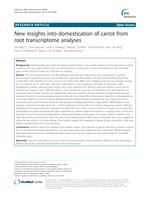 New insights into domestication of carrot from root transcriptome analysis