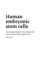 Human embryonic stem cells : advancing biology and cardiogenesis towards functional applications l