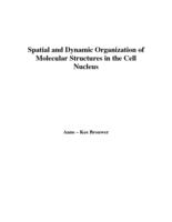 Spatial and dynamic organization of molecular structures in the cell nucleus
