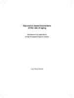 Glycomics based biomarkers of the rate of aging : development and applications of high-throughput N-glycan analysis