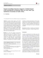 Faunal Assemblage Structure Suggests a Limited Impact of the Introduction of Domestic Stock on Later Stone Age Subsistence Economies in South Africa