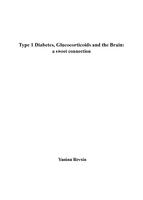 Type 1 diabetes, glucocorticoids and the brain: a sweet connection