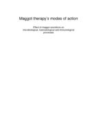 Maggot therapy´s modes of action : effect of maggot secretions on microbiological, haematological and immunological processes