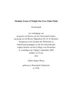 Modular Forms of Weight One Over Finite Fields