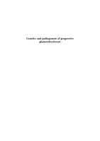 Genetics and pathogenesis of progressive glomerulosclerosis