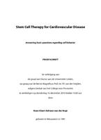Stem cell therapy for cardiovascular disease : answering basic questions regarding cell behavior