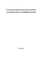 Functional analysis of jasmonate-responsive transcription factors in Arabidopsis thaliana