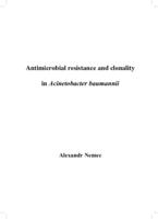 Antimicrobial resistance and clonality in Acinetobacter baumannii