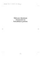 Subacute aluminium intoxication in hemodialysis patients