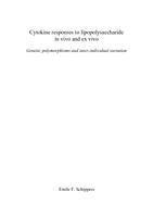 Cytokine responses to lipopolysaccharide in vivo and ex vivo : Genetic polymorphisms and inter-individual variation