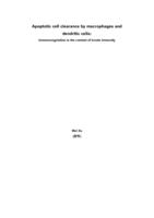 Apoptotic cell clearance by macrophages and dendritic cells : immunoregulation in the context of innate immunity