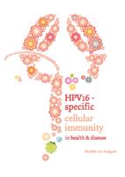 HPV 16-specific cellular immunity in health and disease