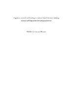 Cognitive control and binding in context-based decision-making : normal and dopamine deviant populations