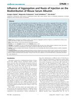 Influence of Aggregation and Route of Injection on the Biodistribution of Mouse Serum Albumin