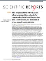 The impact of the introduction of new recognition criteria for overwork-related cardiovascular and cerebrovascular diseases: a cross-country comparison