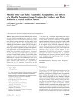Mindful with Your Baby: Feasibility, Acceptability, and Effects of a Mindful Parenting Group Training for Mothers and Their Babies in a Mental Health Context