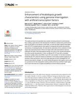 Enhancement of Arabidopsis growth characteristics using genome interrogation with artificial transcription factors