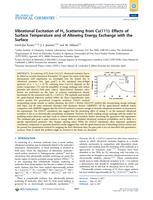 Vibrational excitation of H2 scattering from Cu(111): Effects of surface temperature and of allowing energy exchange with the surface