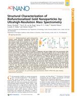 Structural Characterization of Biofunctionalized Gold Nanoparticles by Ultrahigh-Resolution Mass Spectrometry