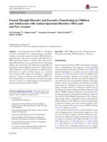 Formal Thought Disorder and Executive Functioning in Children and Adolescents with Autism Spectrum Disorder: Old Leads and New Avenues