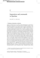 Imperatives and commands in Quechua