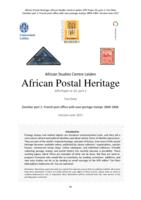 Zanzibar part 2: French post office with own postage stamps 1894-1904