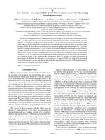 Poor electronic screening in lightly doped Mott insulators observed with scanning tunneling microscopy