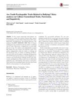 Are Youth Psychopathic Traits Related to Bullying? Meta-analyses on Callous-Unemotional Traits, Narcissism, and Impulsivity