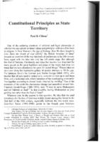 Constitutional Principles as State Territory