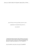 Stressful Family Environments and Children's Behavioral Control: A Multimethod Test and Replication Study With Twins.