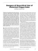 Dangers of noncritical use of historical plague databases