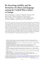 Re-theorising mobility and the formation of culture and language among the Corded Ware Culture in Europe