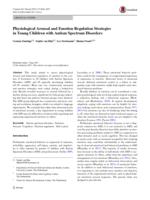 Physiological Arousal and Emotion Regulation Strategies in Young Children with Autism Spectrum Disorders