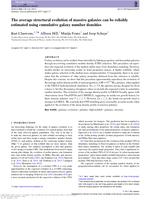 The average structural evolution of massive galaxies can be reliably estimated using cumulative galaxy number densities