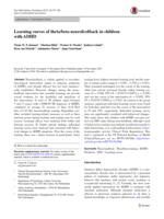 Learning curves of theta/beta neurofeedback in children with ADHD